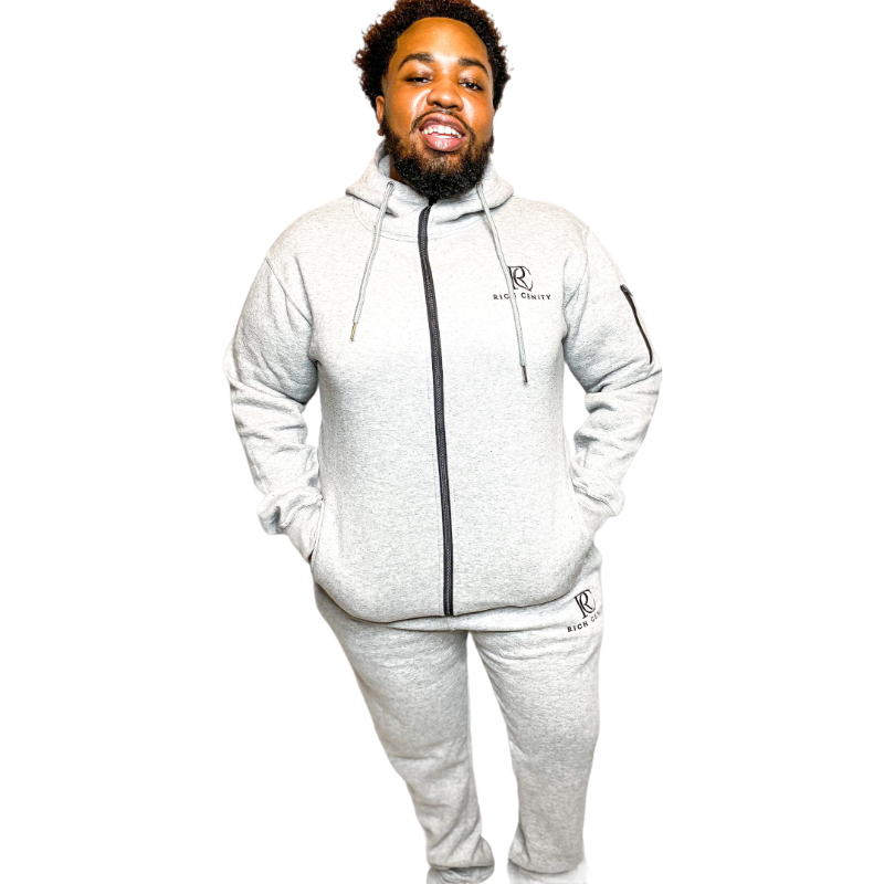 Grey Tracksuit - Gray Tracksuit For Men | Richcenity